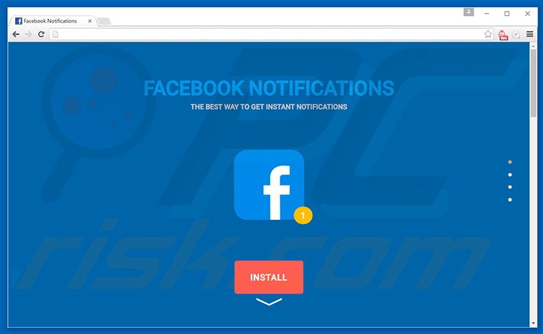 Facebook Notifications adware