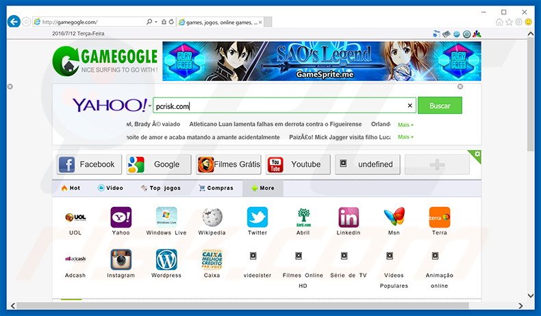 gamegogle.com browser hijacker