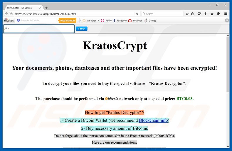 KratosCrypt decrypt instructions