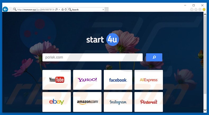 monsear.xyz browser hijacker