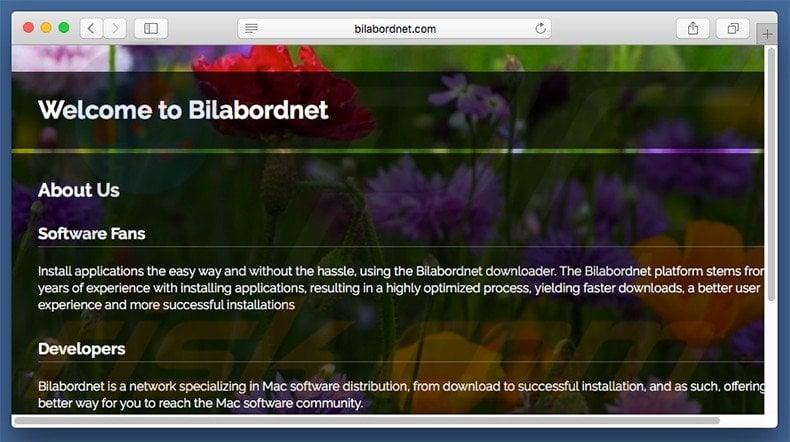 Dubious website used to promote search.bilabordnet.com