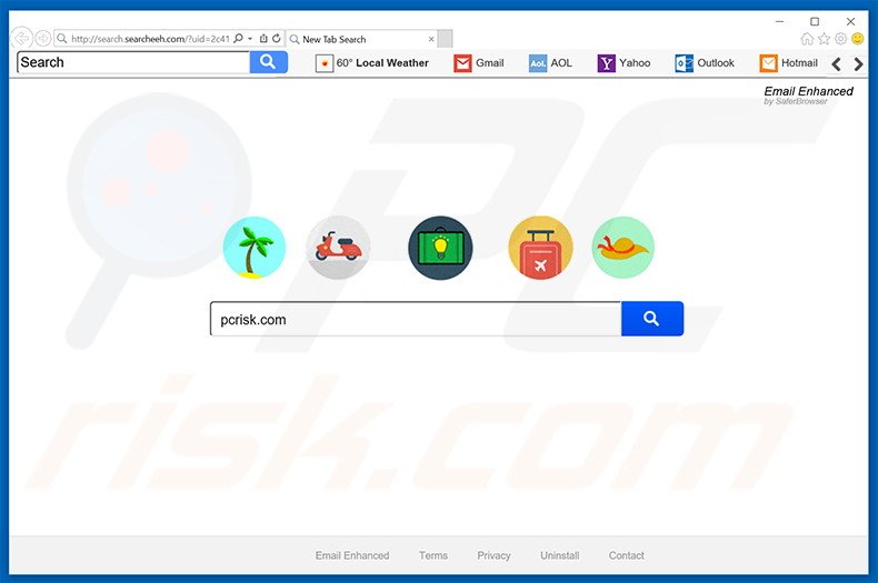 search.searcheeh.com browser hijacker