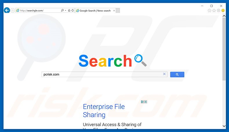 searchgle.com browser hijacker