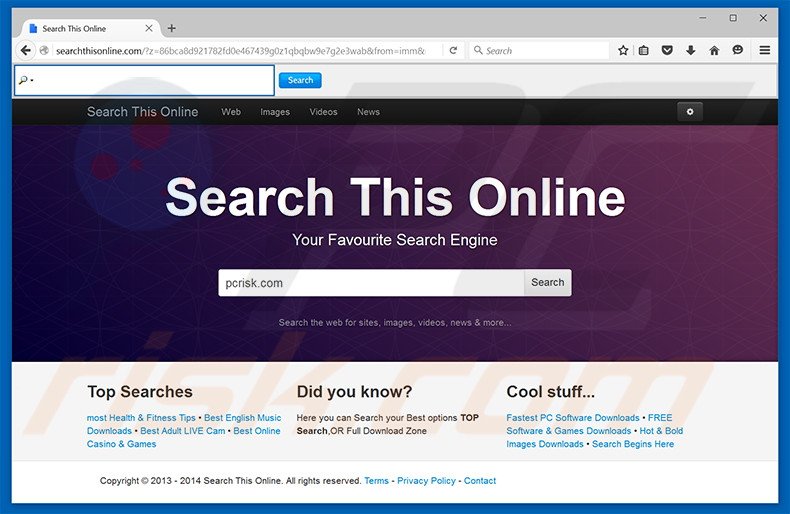 searchthisonline.com browser hijacker