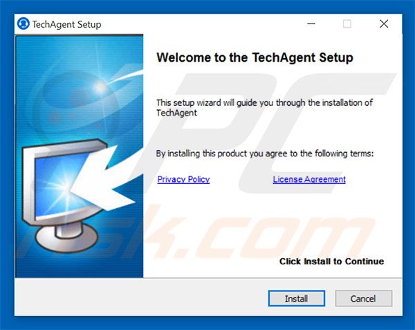 Official TechAgent installation setup