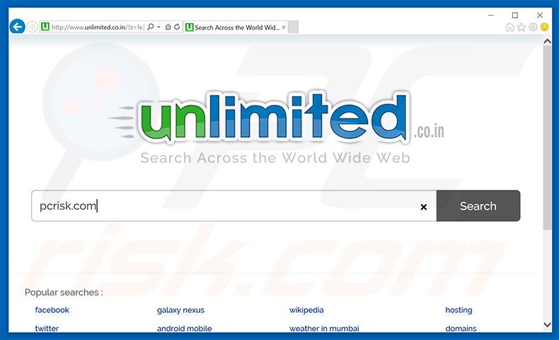 unlimited.co.in browser hijacker
