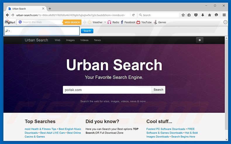 urban-search.com browser hijacker