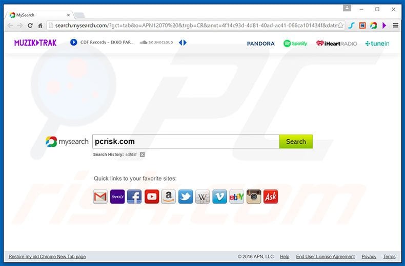 search.mysearch.com browser hijacker