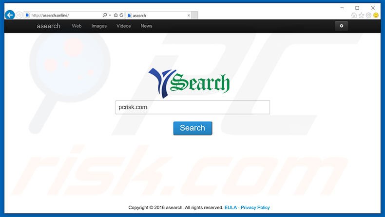 asearch.online browser hijacker