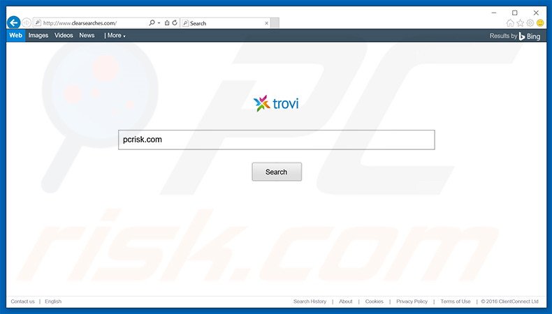 clearsearches.com browser hijacker
