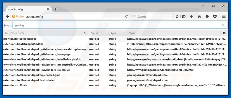 Removing hp.myway.com from Mozilla Firefox default search engine