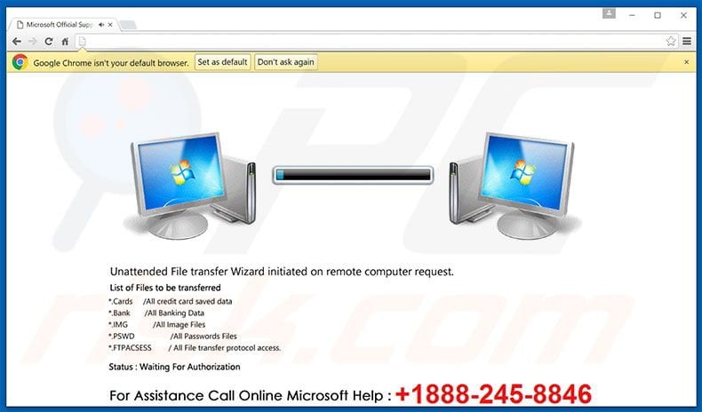 Hard Disk Failure Error adware