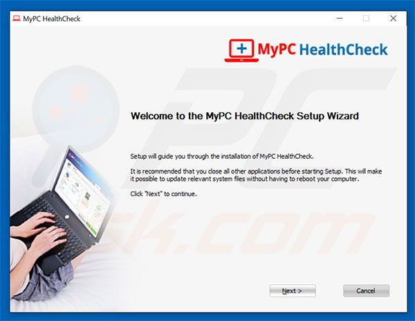 Official MyPC HealthCheck installation setup