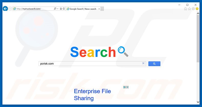 mytrustsearch.com browser hijacker