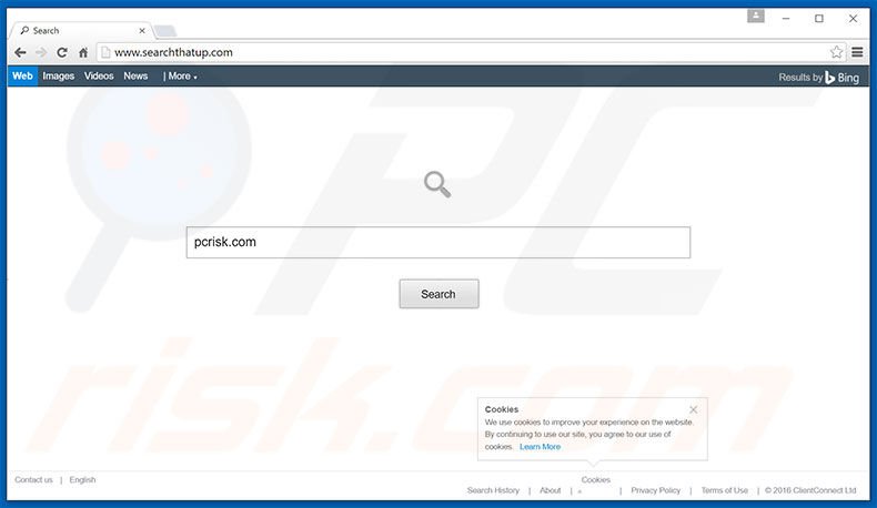 searchthatup.com browser hijacker