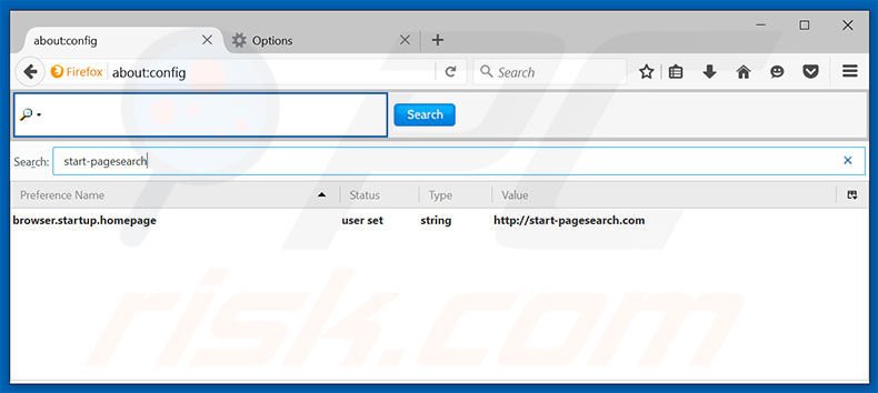 Removing start-pagesearch.com from Mozilla Firefox default search engine