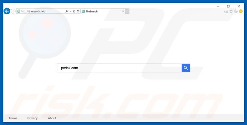 thesearch.com browser hijacker