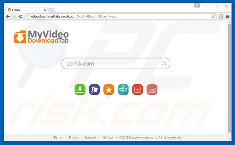 videodownloadtabsearch.com browser hijacker