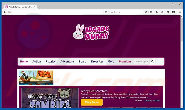 ArcadeBunny adware