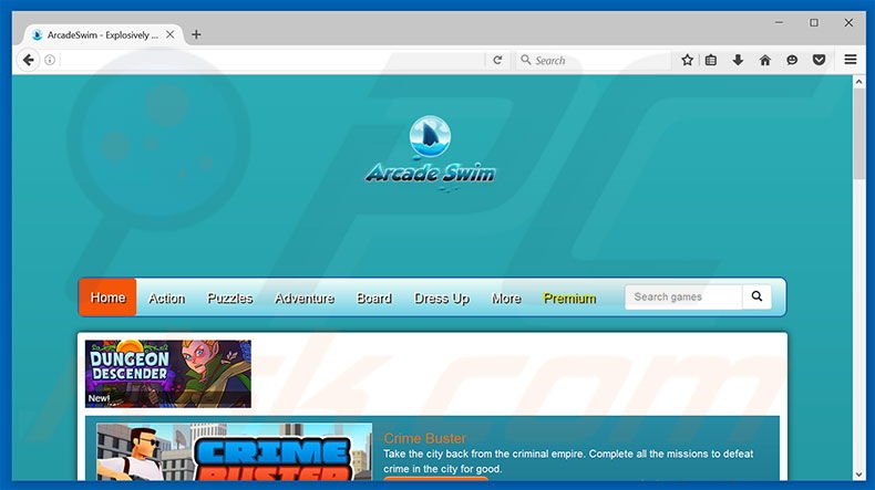 ArcadeSwim adware