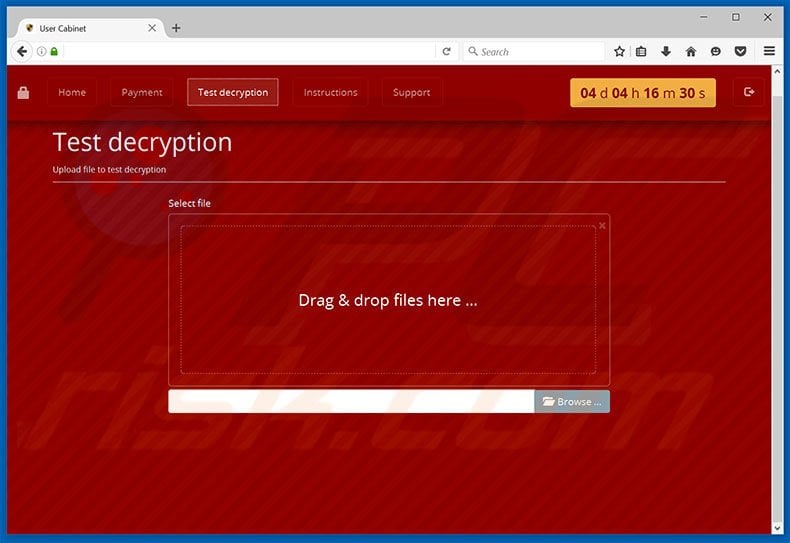 Cry website free decryption