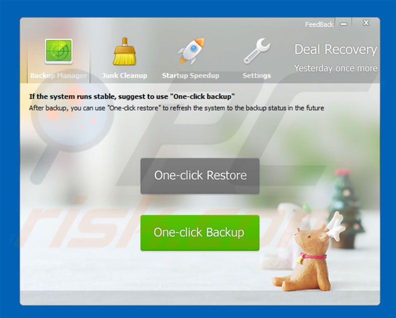 Deal Recovery browser hijacker