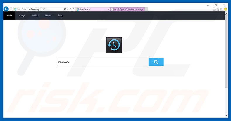 start.dealrecovery.com browser hijacker