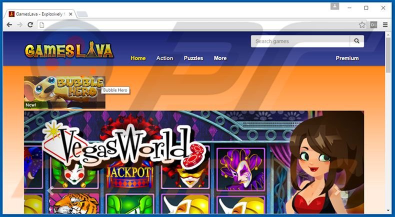 GamesLava adware