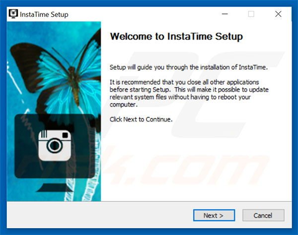 Official InstaTime installation setup