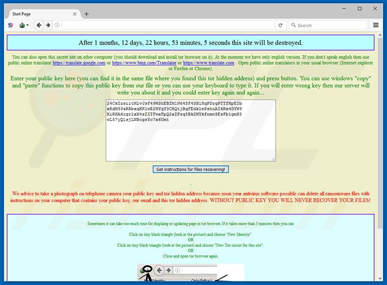 n1n1n1 ransomware website