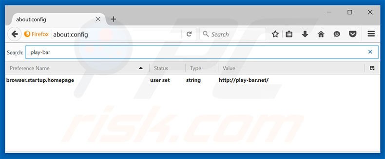 Removing play-bar.net from Mozilla Firefox default search engine