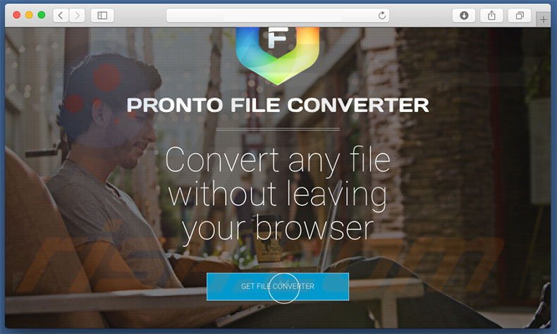 Dubious website used to promote home.prontofileconverter.com