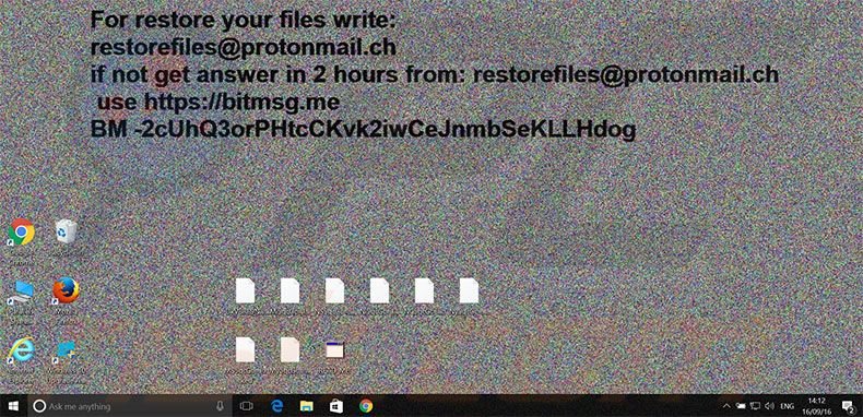 restore@protonmail.ch ransomware desktop wallpaper