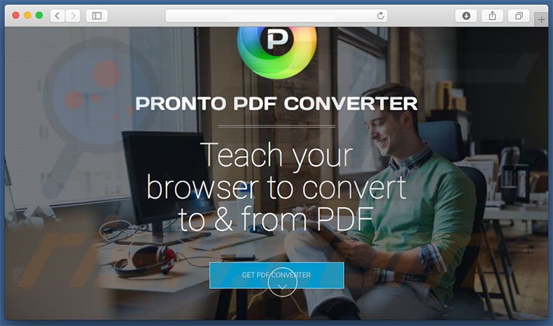 Dubious website used to promote home.convertpdfpronto.com
