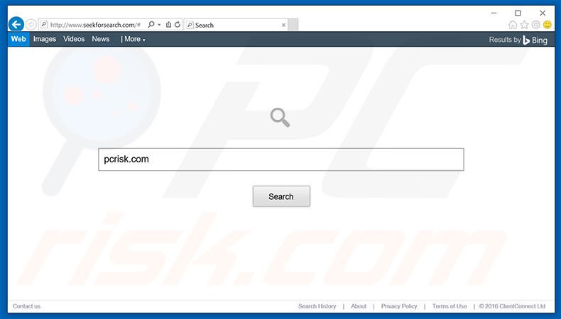 seekforsearch.com browser hijacker