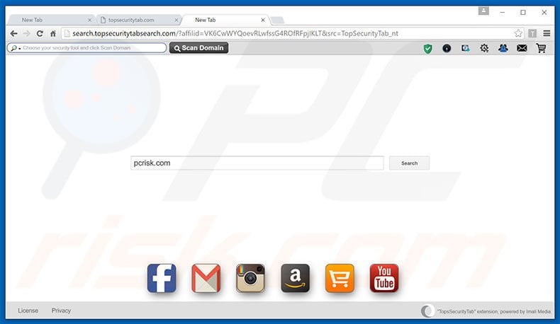 search.topsecuritytabsearch.com browser hijacker