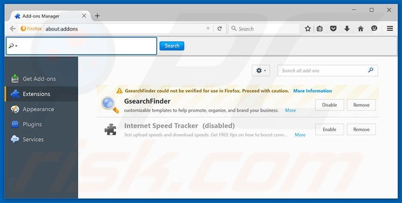 Removing wowstart.online related Mozilla Firefox extensions