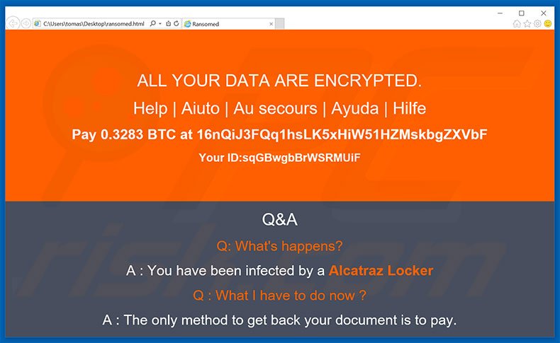 Alcatraz Locker decrypt instructions
