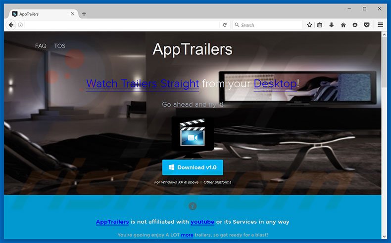 AppTrailers adware