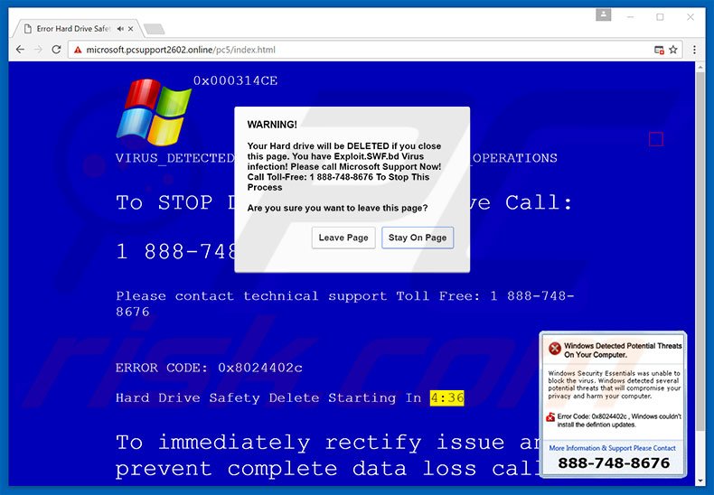 Second Windows Firewall Security Damaged pop-up