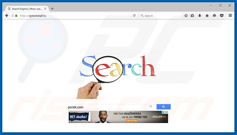 gotoinstall.ru browser hijacker