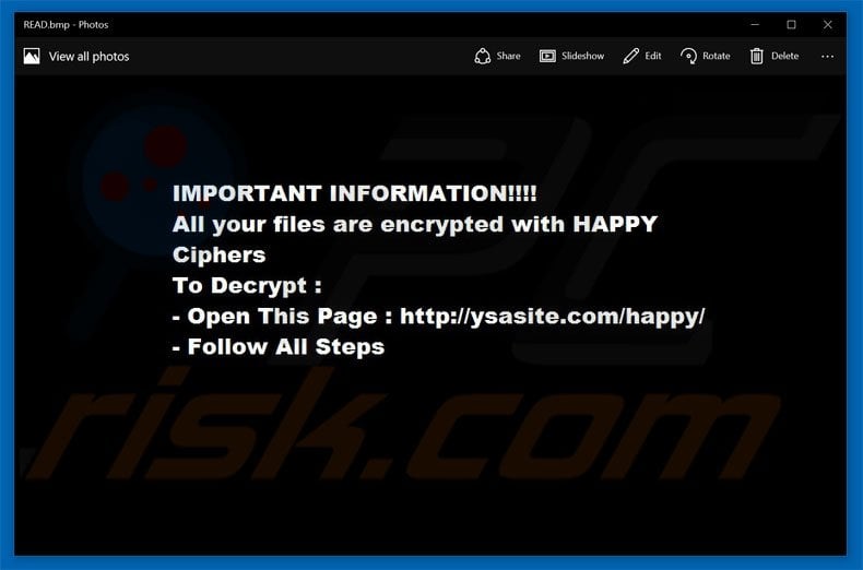 HappyLocker decrypt instructions