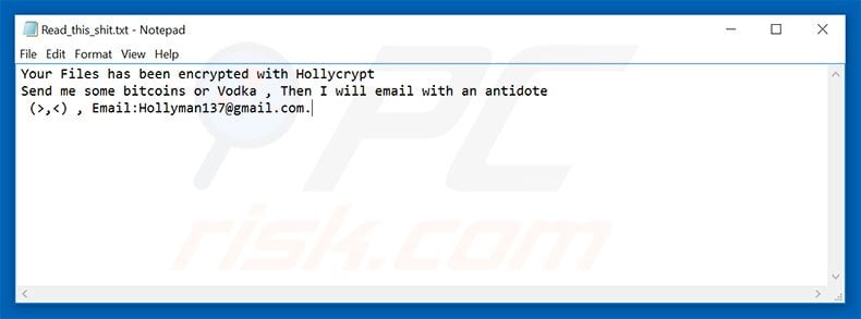 Hollycrypt decrypt instructions