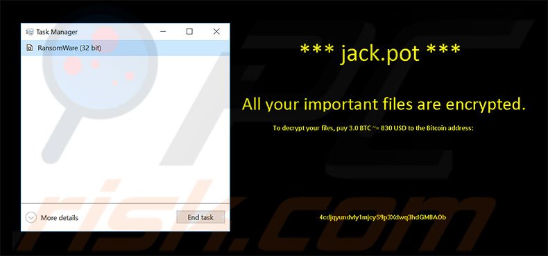 Jack.pot ransomware text file
