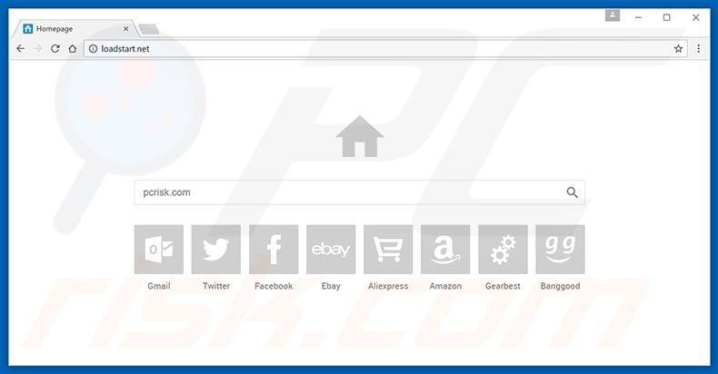 loadstart.net browser hijacker