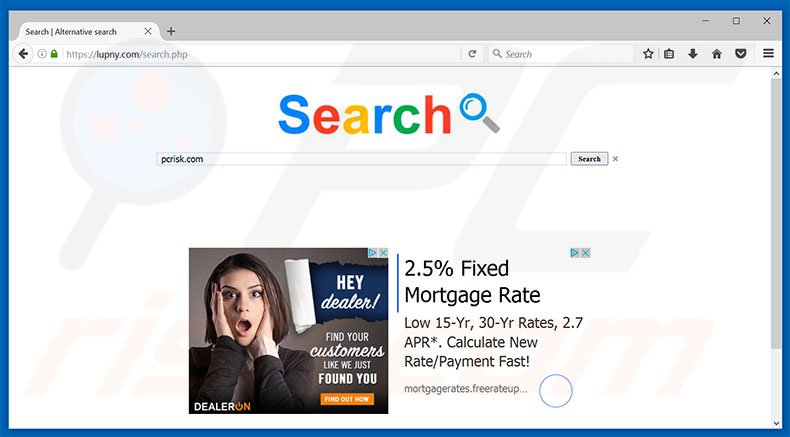 lupny.com browser hijacker