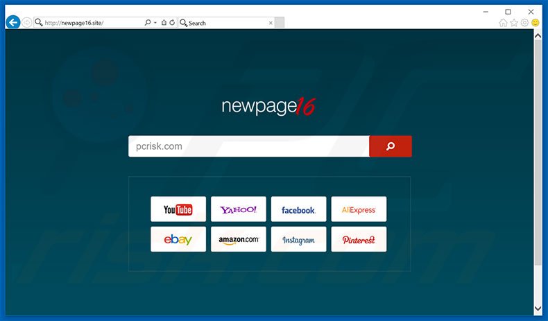 newpage16.site browser hijacker