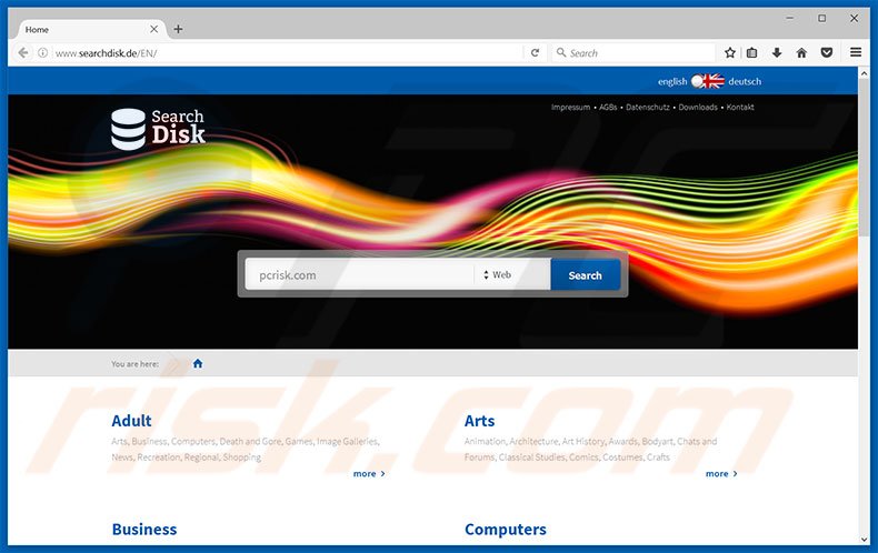 searchdisk.de browser hijacker