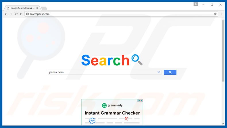 searchpause.com browser hijacker