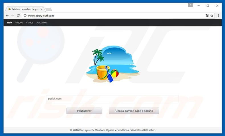 secury-surf.com browser hijacker